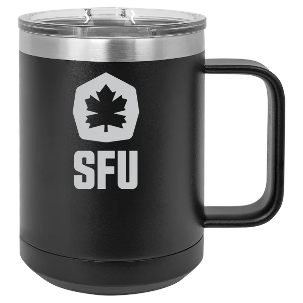 Simon Fraser University Polar Camel 15 oz. Mug with Slider Lid