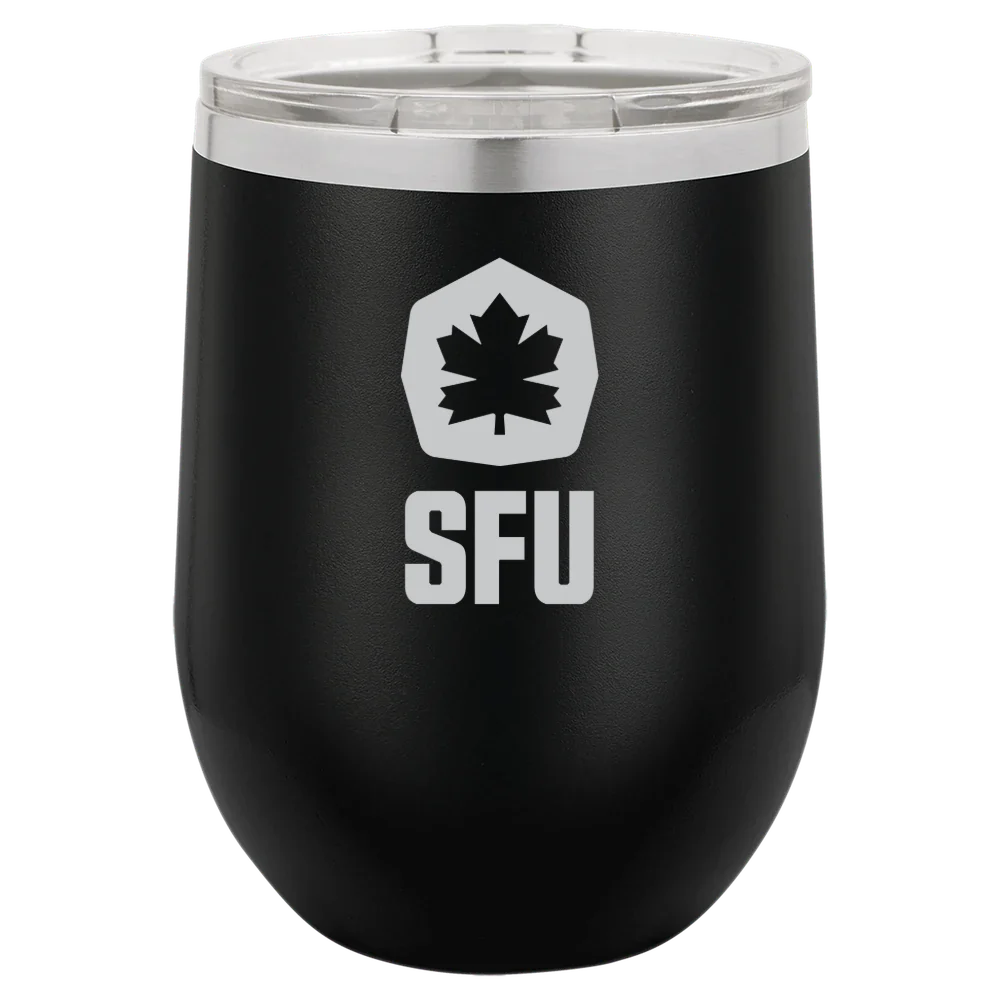 Simon Fraser University Polar Camel 12 oz. Stemless Wine Tumbler