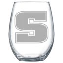 Slippery Rock University of Pennsylvania Polar Camel 15 oz. Stemless Wine Glass
