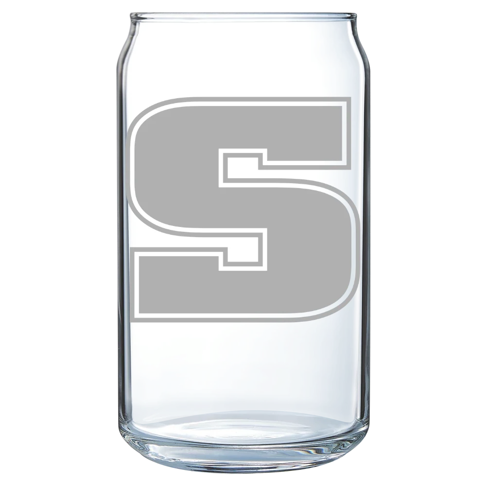 Slippery Rock University of Pennsylvania Polar Camel 16 oz. Can Glass