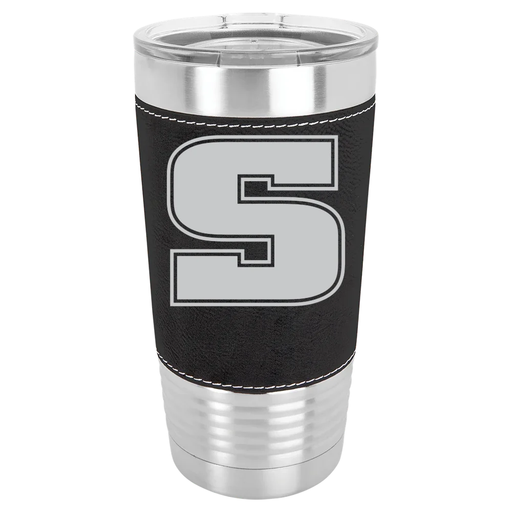 Slippery Rock University of Pennsylvania Polar Camel 20 oz. Leatherette Grip Tumbler with Standard Lid
