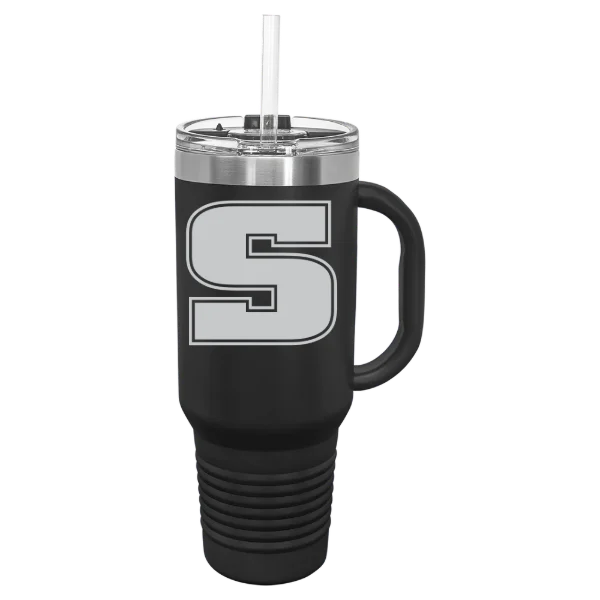 Slippery Rock University of Pennsylvania Polar Camel 40 oz. Travel Mug with Snap Lid & Straw