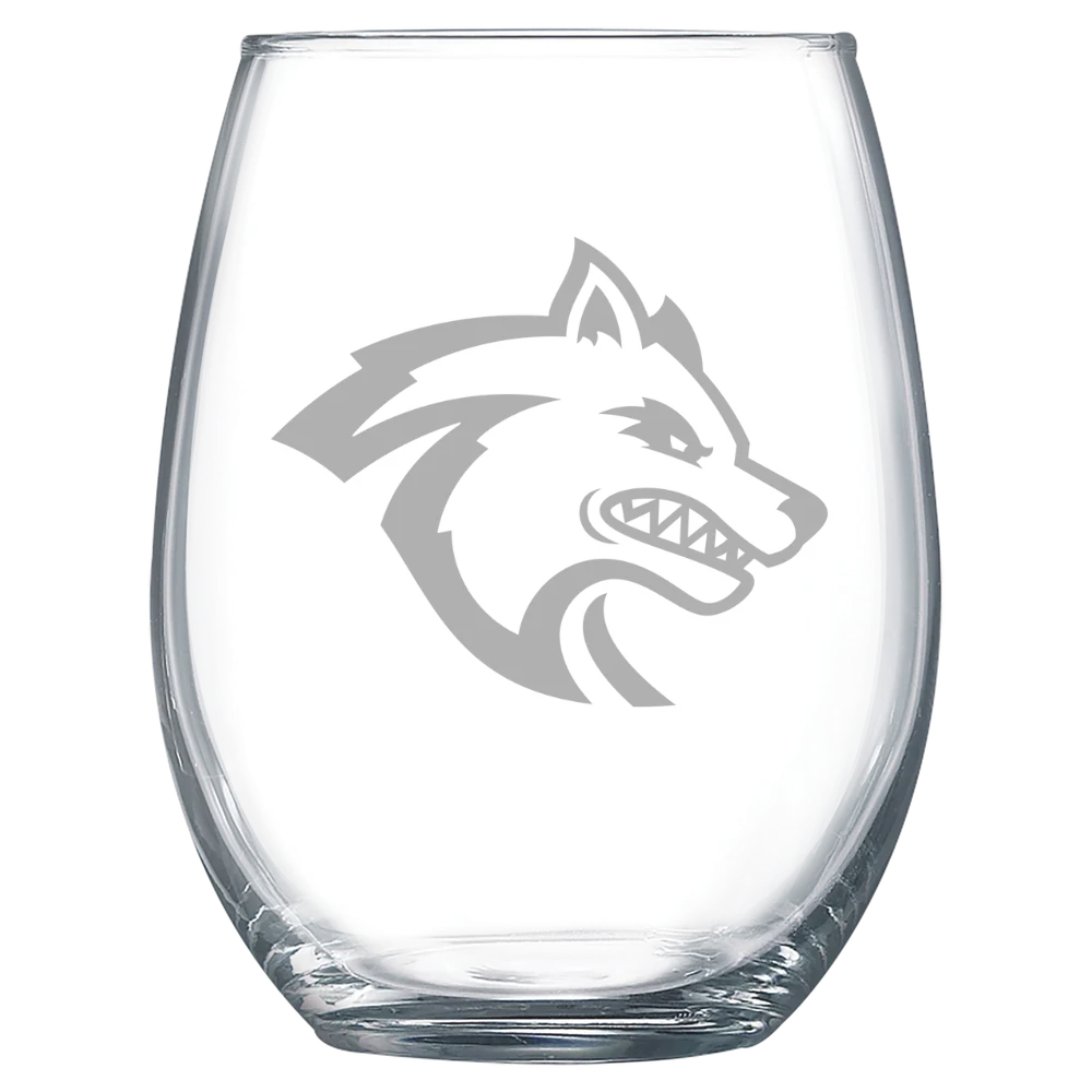 Sonoma State University Polar Camel 15 oz. Stemless Wine Glass