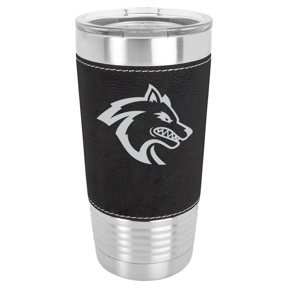 Sonoma State University Polar Camel 20 oz. Leatherette Grip Tumbler with Standard Lid