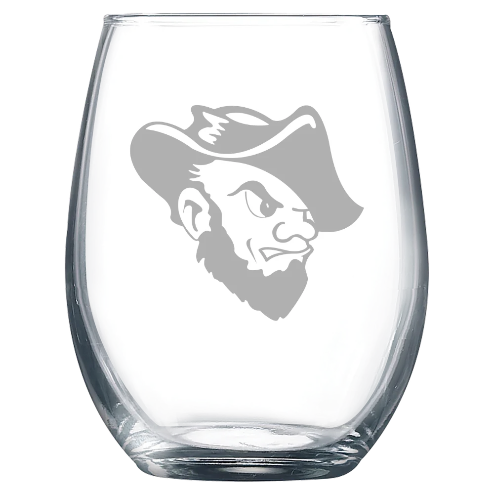 South Dakota School of Mines & Technology Polar Camel 9 oz. Stemless Wine Glass