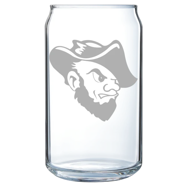 South Dakota School of Mines & Technology Polar Camel 16 oz. Can Glass