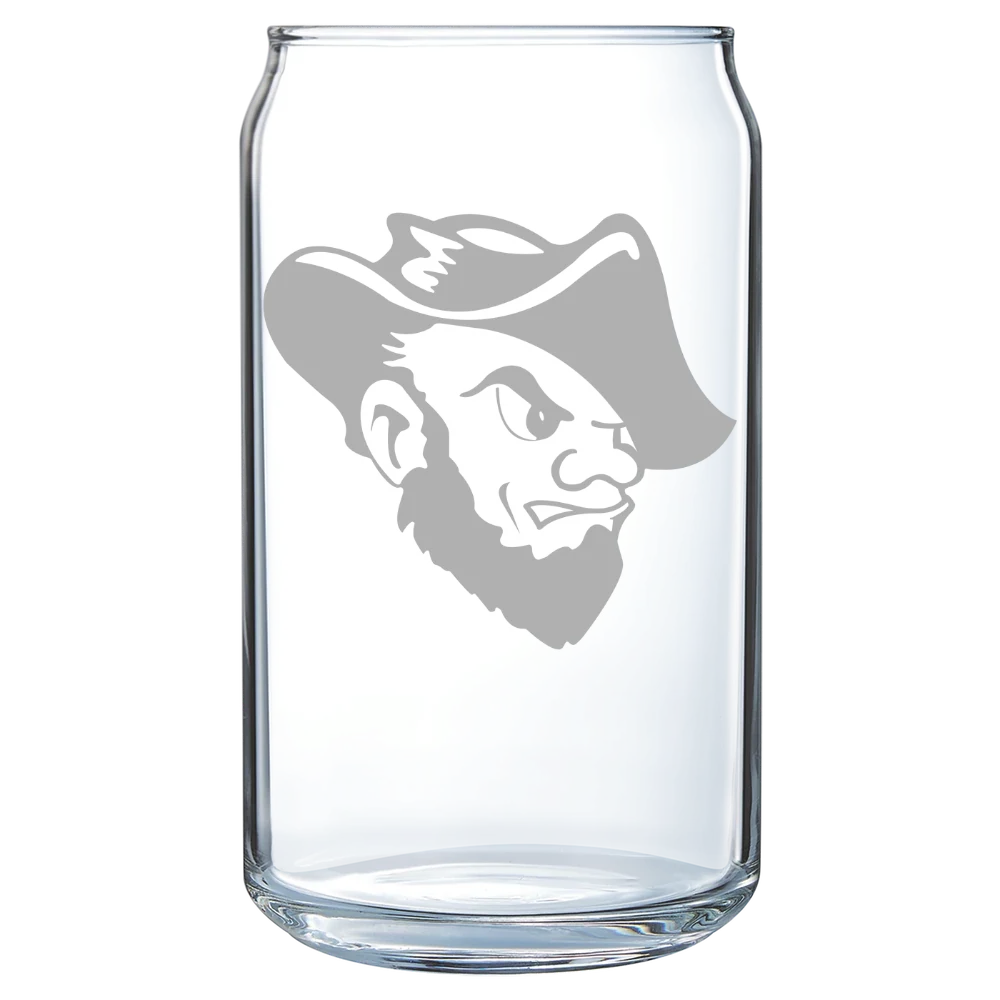 South Dakota School of Mines & Technology Polar Camel 16 oz. Can Glass