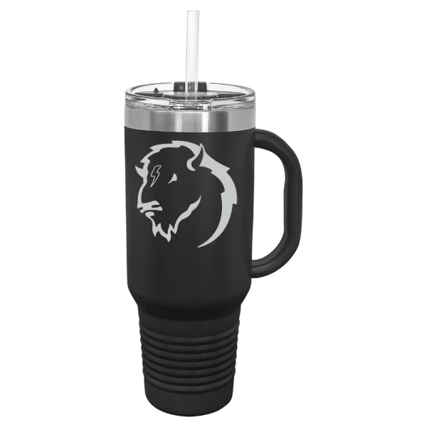 Southeastern Oklahoma State University Polar Camel 40 oz. Travel Mug with Snap Lid & Straw