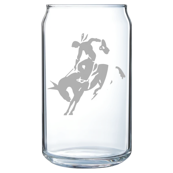 Southern Arkansas University Polar Camel 16 oz. Can Glass
