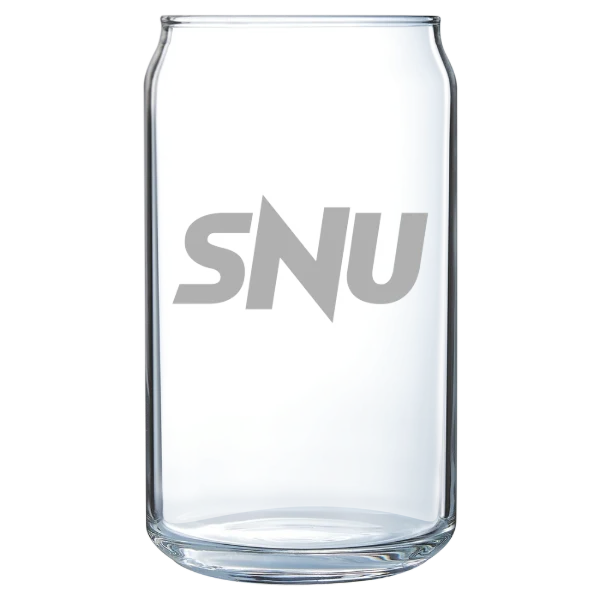 Southern Nazarene University Polar Camel 16 oz. Can Glass
