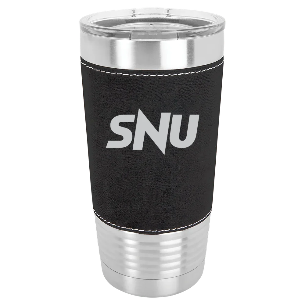 Southern Nazarene University Polar Camel 20 oz. Leatherette Grip Tumbler with Standard Lid