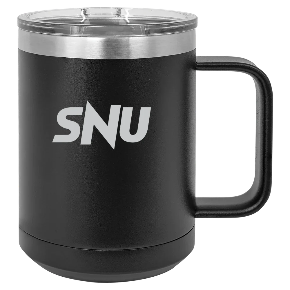 Southern Nazarene University Polar Camel 15 oz. Mug with Slider Lid
