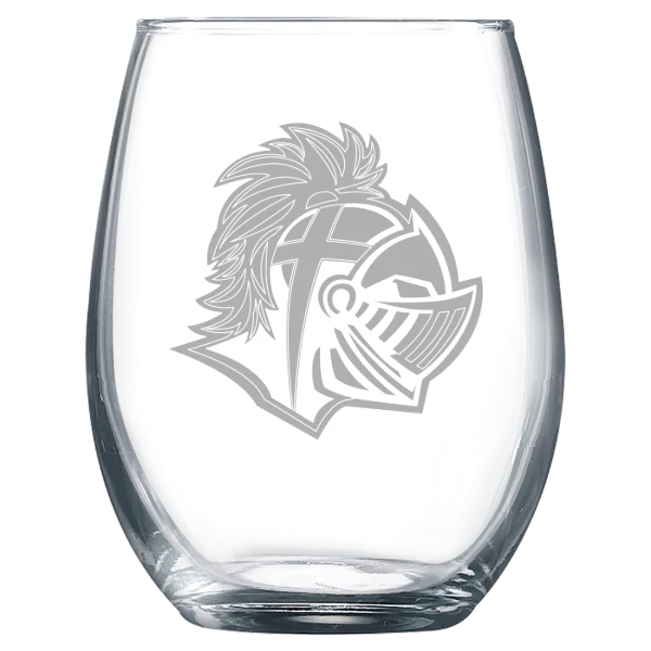 Southern Wesleyan University Polar Camel 9 oz. Stemless Wine Glass
