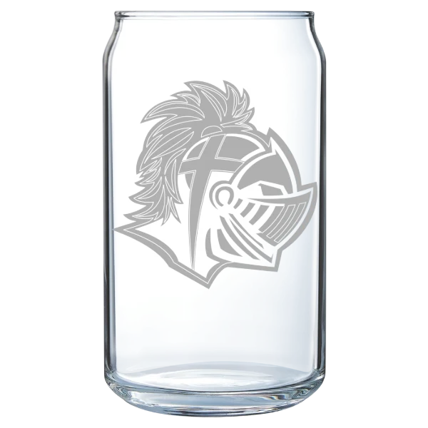Southern Wesleyan University Polar Camel 16 oz. Can Glass
