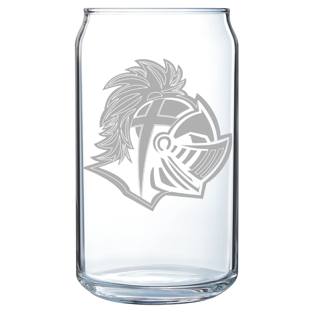 Southern Wesleyan University Polar Camel 16 oz. Can Glass