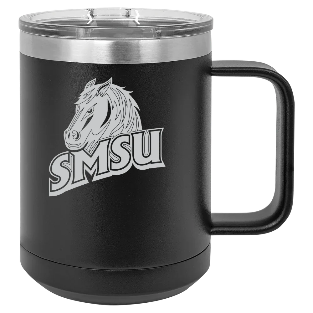 Southwest Minnesota State University Polar Camel 15 oz. Mug with Slider Lid