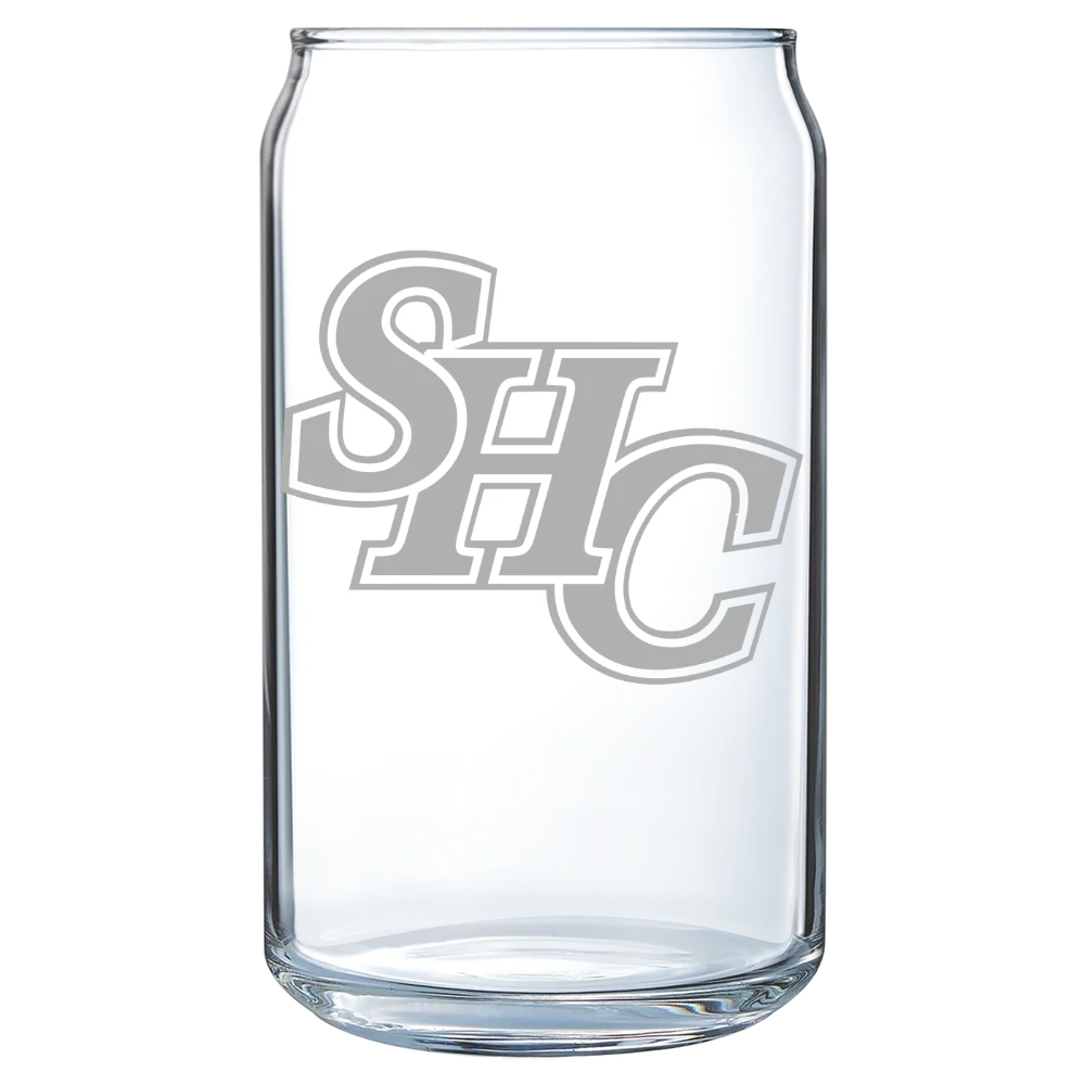 Spring Hill College Polar Camel 16 oz. Can Glass