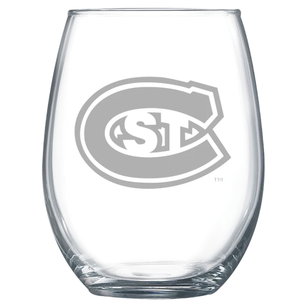 St. Cloud State University Polar Camel 15 oz. Stemless Wine Glass