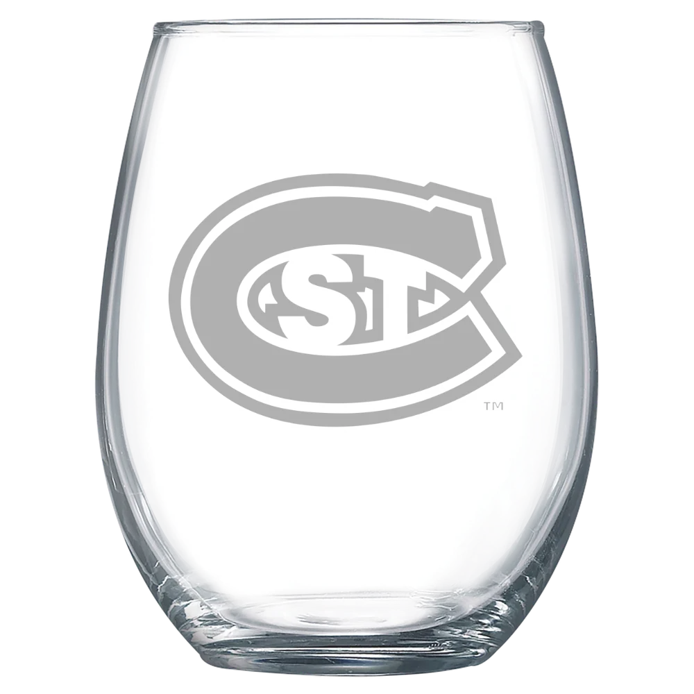 St. Cloud State University Polar Camel 15 oz. Stemless Wine Glass