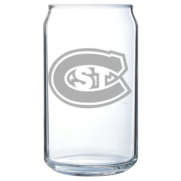 St. Cloud State University Polar Camel 16 oz. Can Glass