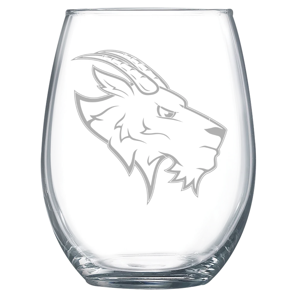 St. Edward's University Polar Camel 15 oz. Stemless Wine Glass