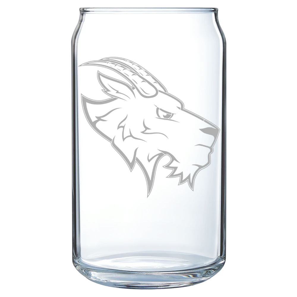St. Edward's University Polar Camel 16 oz. Can Glass