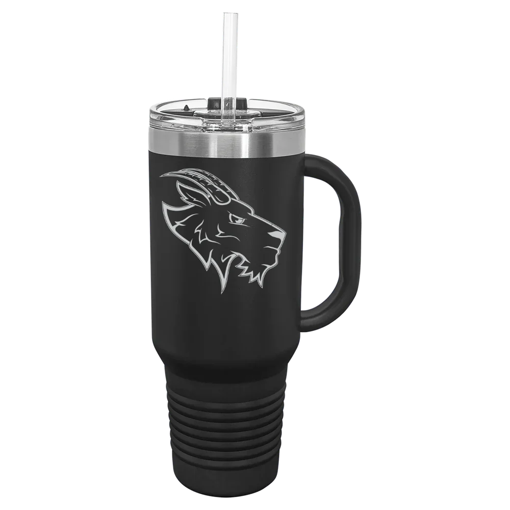 St. Edward's University Polar Camel 40 oz. Travel Mug with Snap Lid & Straw