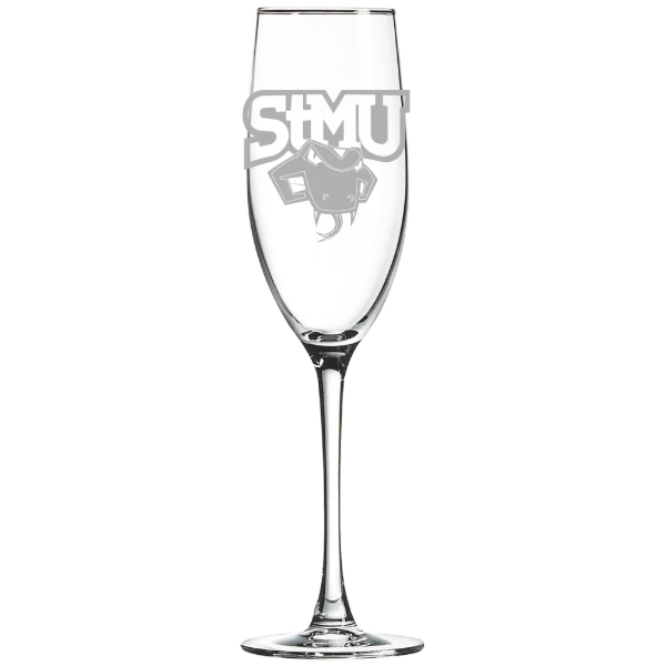 St. Mary's University (Texas) Polar Camel 8 oz. Champagne Flute