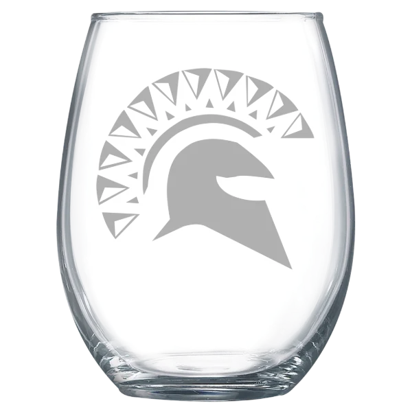 St. Thomas Aquinas College Polar Camel 15 oz. Stemless Wine Glass