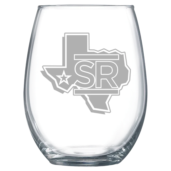 Sul Ross State University Polar Camel 15 oz. Stemless Wine Glass
