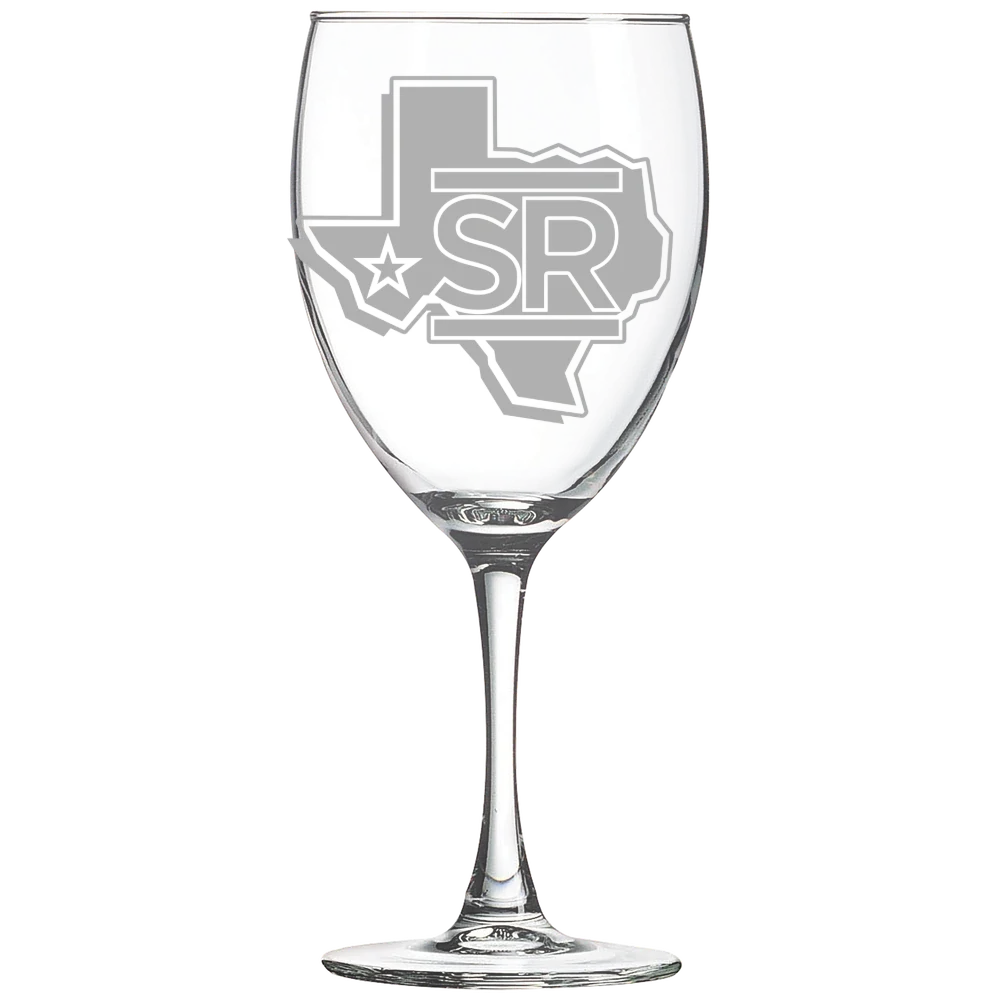 Sul Ross State University Polar Camel 10 1/2 oz. Wine Glass