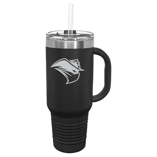 Texas A&M International University Polar Camel 40 oz. Travel Mug with Snap Lid & Straw