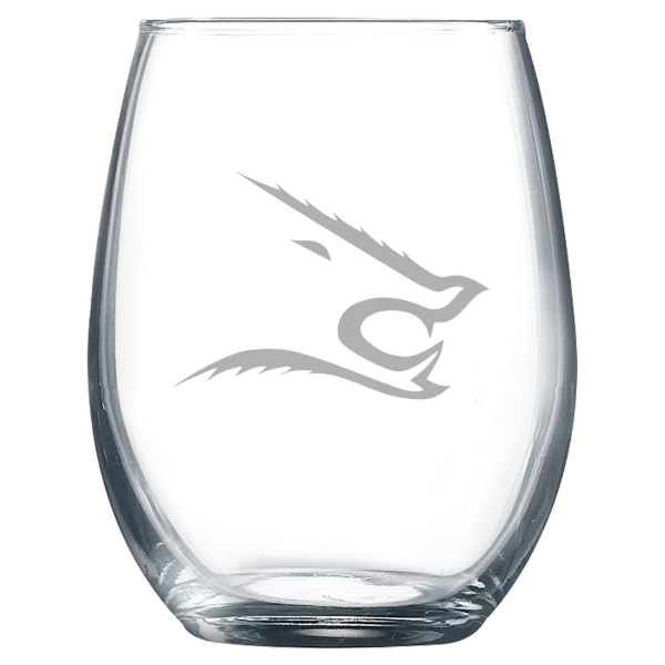 Texas A&M University-Kingsville Polar Camel 9 oz. Stemless Wine Glass