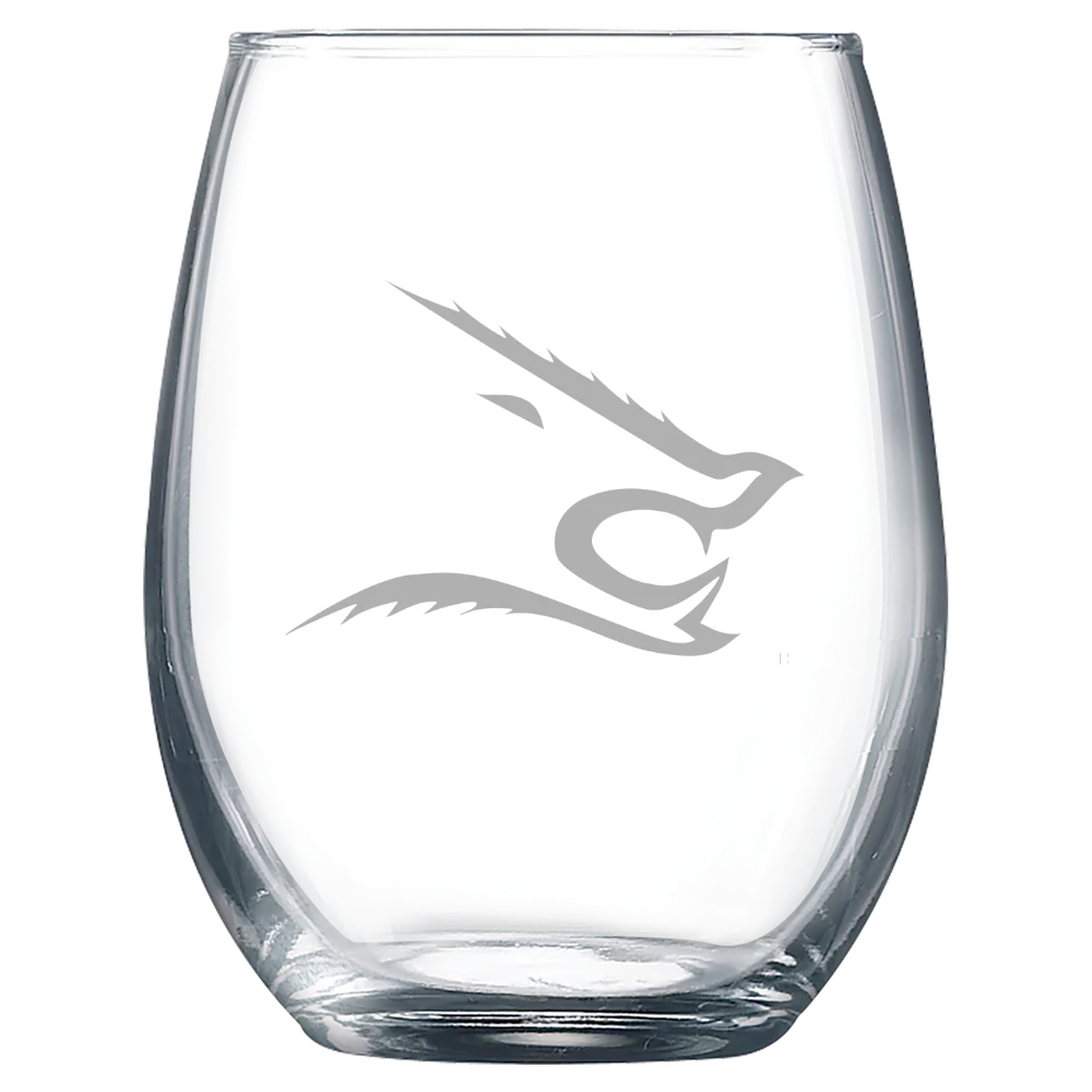 Texas A&M University-Kingsville Polar Camel 9 oz. Stemless Wine Glass