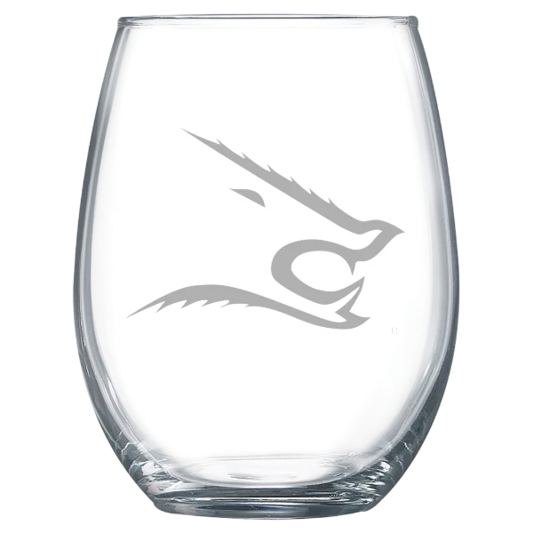 Texas A&M University-Kingsville Polar Camel 15 oz. Stemless Wine Glass