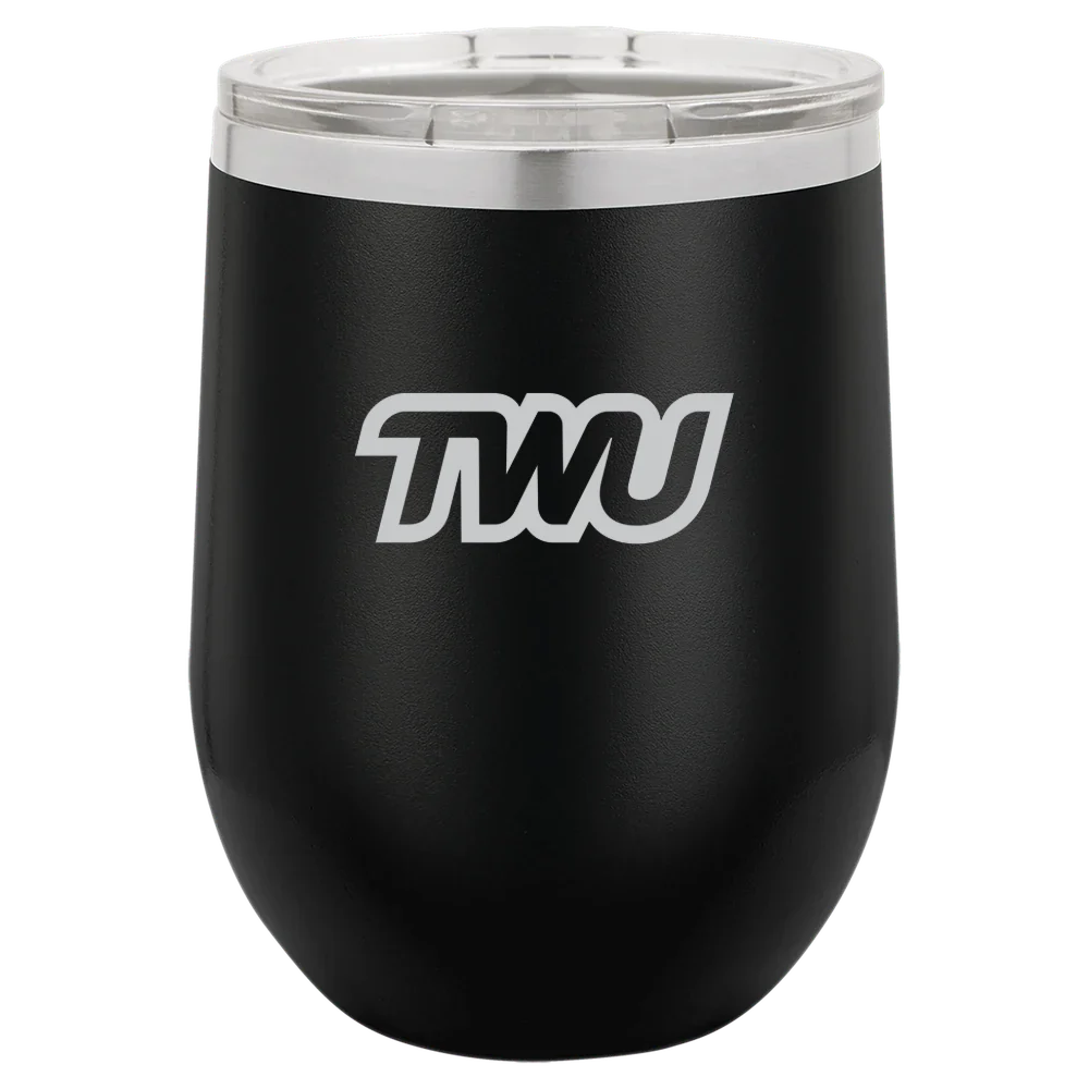 Texas Woman's University Polar Camel 12 oz. Stemless Wine Tumbler