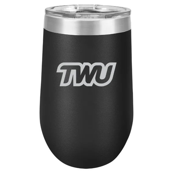 Texas Woman's University Polar Camel 16 oz. Stemless Wine Tumbler