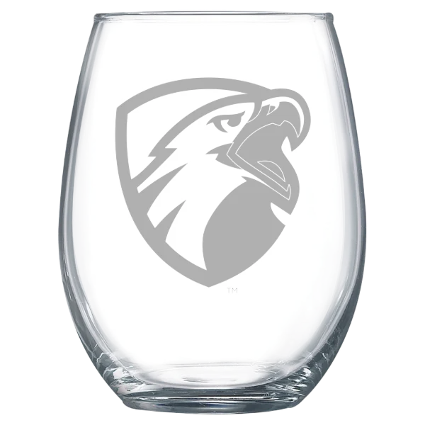 The University of Texas at Tyler Polar Camel 15 oz. Stemless Wine Glass