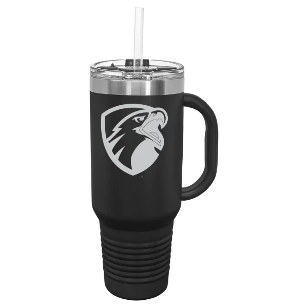 The University of Texas at Tyler Polar Camel 40 oz. Travel Mug with Snap Lid & Straw