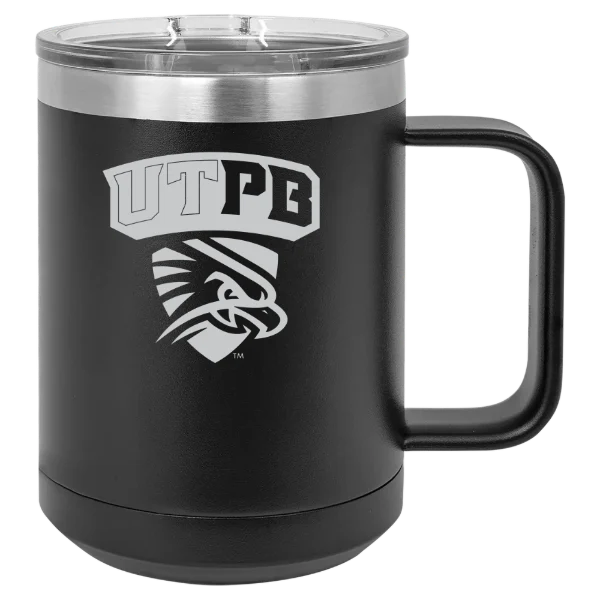 The University of Texas Permian Basin Polar Camel 15 oz. Mug with Slider Lid