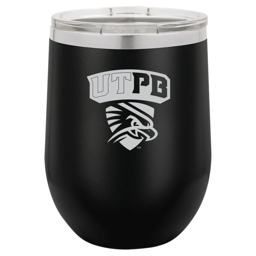 The University of Texas Permian Basin Polar Camel 12 oz. Stemless Wine Tumbler