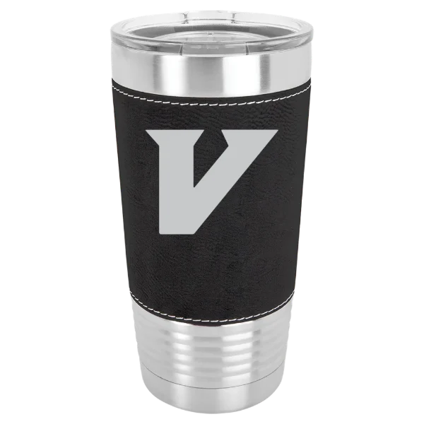 The University of Virginia's College at Wise Polar Camel 20 oz. Leatherette Grip Tumbler with Standard Lid