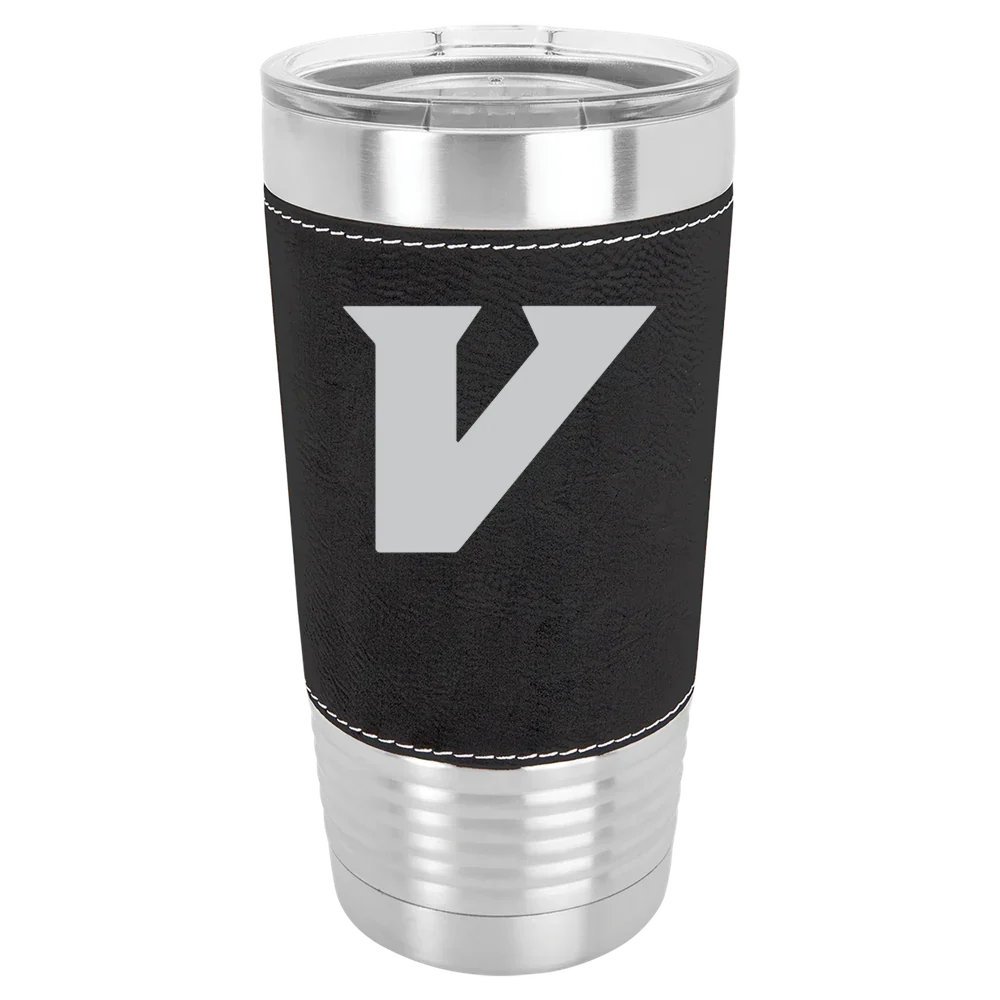 The University of Virginia's College at Wise Polar Camel 20 oz. Leatherette Grip Tumbler with Standard Lid