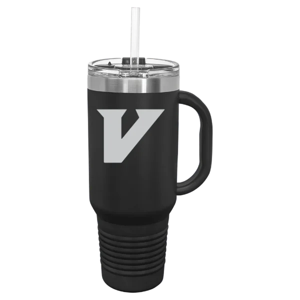 The University of Virginia's College at Wise Polar Camel 40 oz. Travel Mug with Snap Lid & Straw