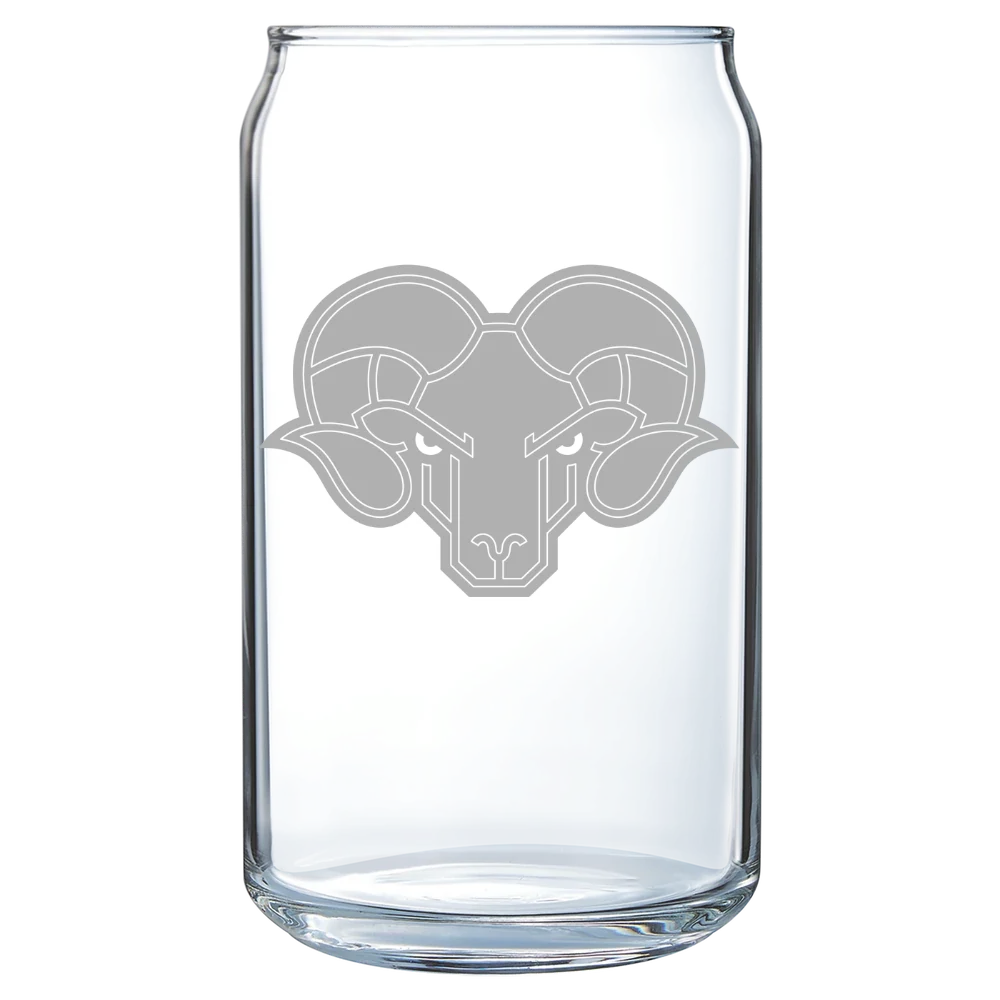 Thomas Jefferson University Polar Camel 16 oz. Can Glass