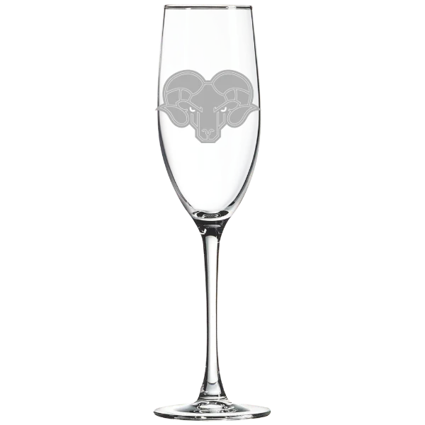Thomas Jefferson University Polar Camel 8 oz. Champagne Flute