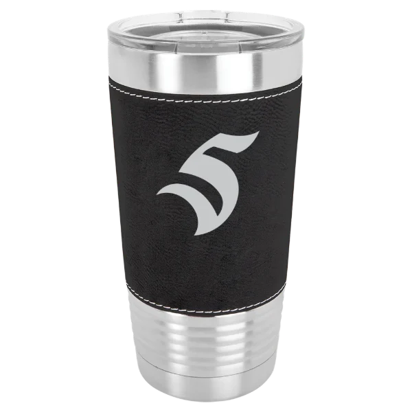 Thomas More University Polar Camel 20 oz. Leatherette Grip Tumbler with Standard Lid