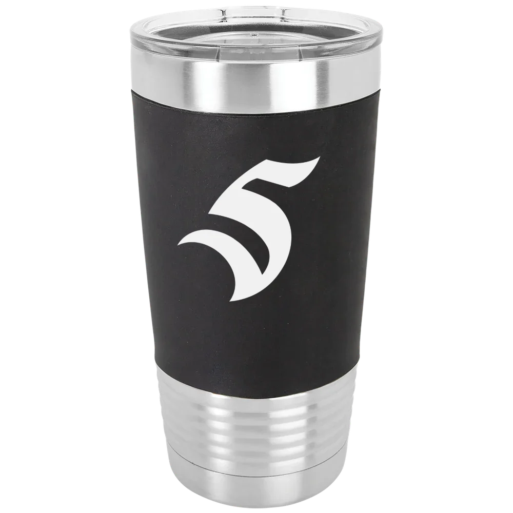 Thomas More University Polar Camel 20 oz. Silicone Grip Tumbler with Standard Lid