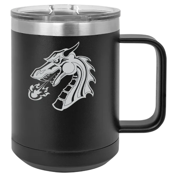 Tiffin University Polar Camel 15 oz. Mug with Slider Lid
