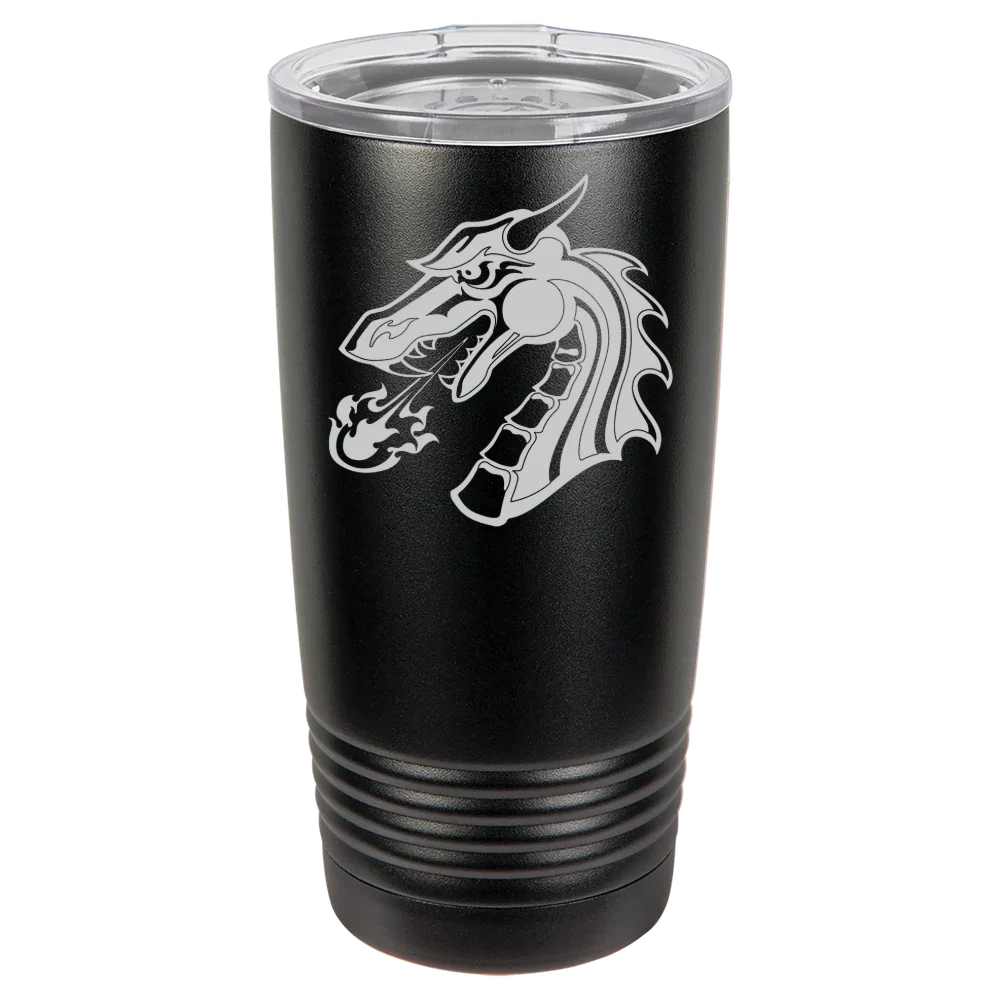 Tiffin University Polar Camel 20 oz. Ringneck Tumbler with Standard Lid